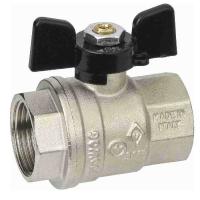 Кран шаровый 1/2" вн/вн (бабочка) Bugatti (стандартный проход) (602)