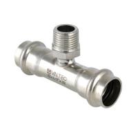 Тройник с нар.р. нерж. сталь 18х3/4