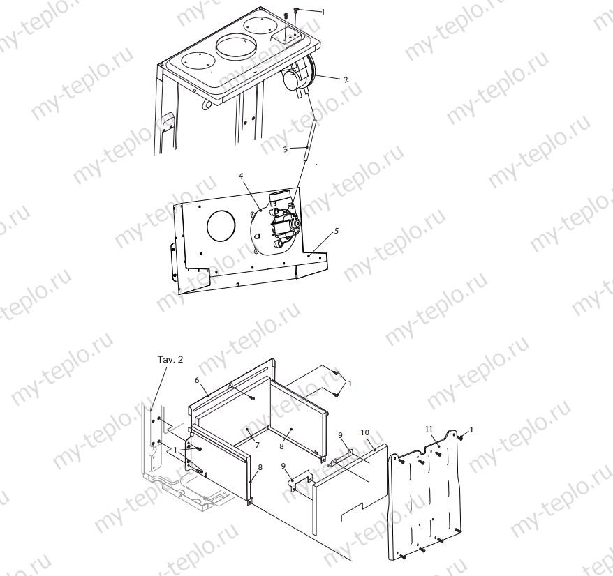 Запчасти для котла Electrolux Basic X 11 Fi купить в Чебоксарах