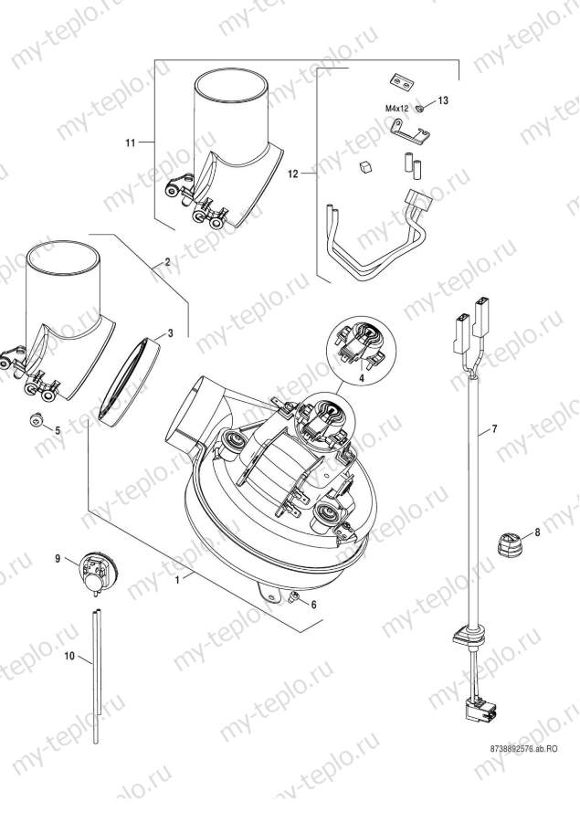 Запчасти Buderus Logamax U072-28 купить в Чебоксарах
