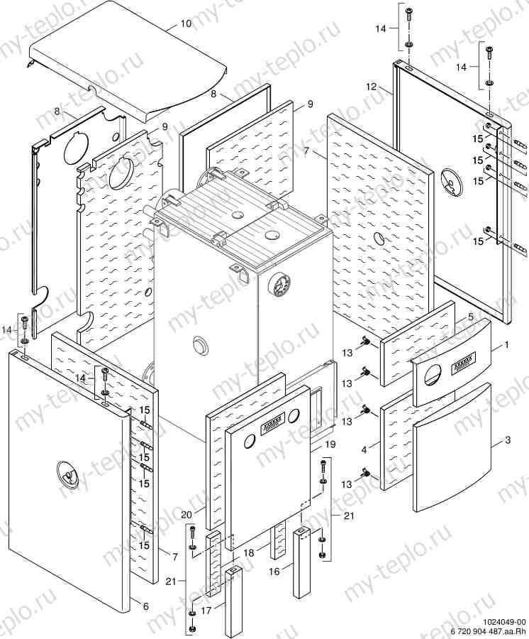 Запчасти Buderus Logano S111-12 WT купить в Чебоксарах