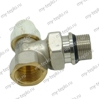 Вентиль для термоголовки верхний угловой 3/4
