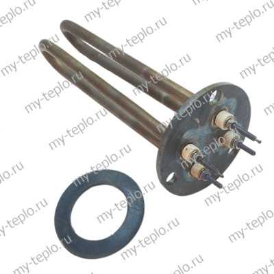 Блок ТЭН для котла Сангай ЭВПМ-3, фланец D-86 (углеродистая сталь) (tenSangay3us86)